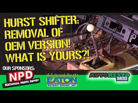 Hurst Shifter Removal Camaro, Mustang Episode 370 Autorestomod
