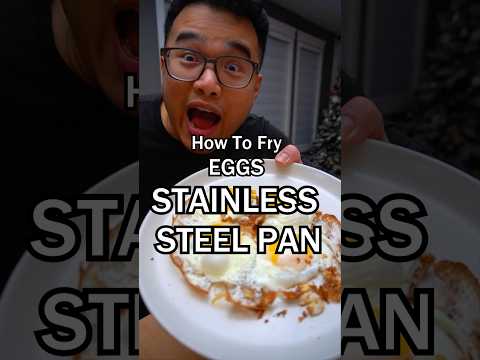 How to Fry Eggs In A Stainless Steel Pan Like a PRO