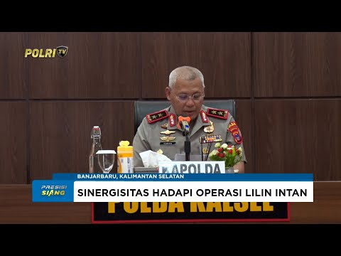 POLDA KALSEL GELAR RAKOR LINTAS SEKTORAL SIAPKAN OPERASI LILIN INTAN 2025