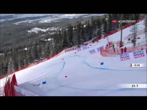 Lindsey Vonn crash Super g Are 2019