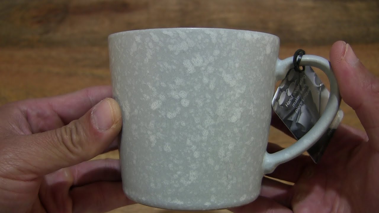 Denby Grey Speckled Large Mug