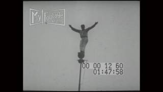 1927 "Shipwreck" Kelly Sitting on a Flagpole on Top of the Belvedere Hotel