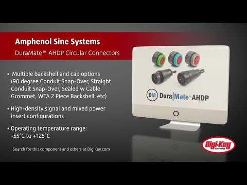 DuraMate™ AHDP Circular Connectors | Available at Digi-Key
