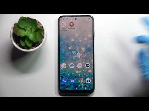 How to Switch On / Off High Contrast Font in Motorola Moto G31 - Increase Text Contrast