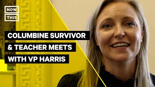 VP Kamala Harris Speaks With Columbine Survivor