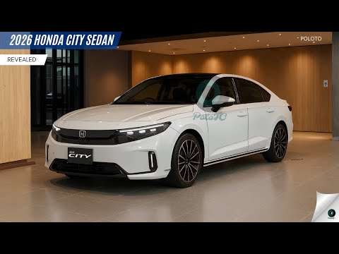 Neue Honda City-Limousine 2026 vorgestellt – Eine luxuriöse Hightech-Kleinlimousine!