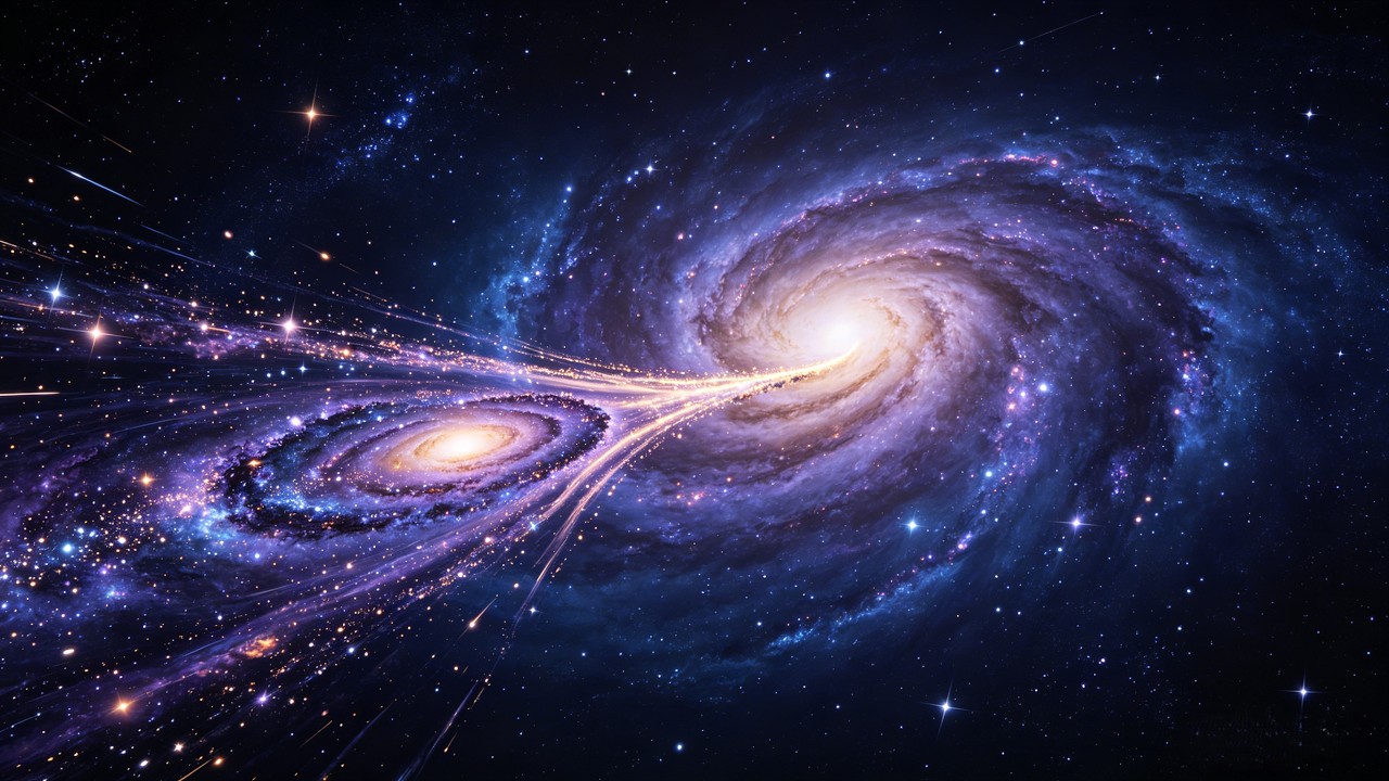 过去100亿年里，银河系吃了6个星系，此刻正在消化第7个【宇宙观察】