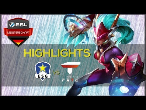 Agurin Highlights l LoL ESL Meisterschaft 2018 l ESG : TFl Montage