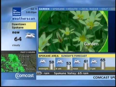 TWC Weatherscan- Spokane, WA- Oct. 9, 2010- 5:03PM PDT