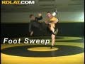 Foot Sweep from Single Leg - Cary Kolat Wrestling Moves