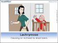 Vocabahead-lachrymose