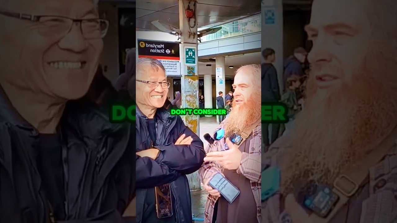 Trinity is not in the bible. #muslim #islam #speakerscorner #dawah #religion #christian