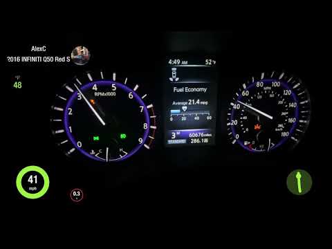 Infiniti Q50 Red Sport E85 30-140