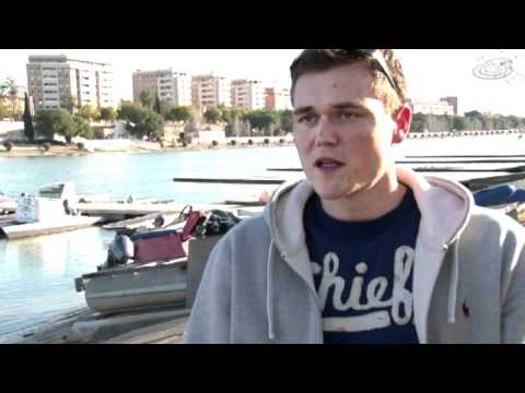 Deutschlandachter im Trainingslager in Sevilla