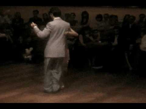 Alejandro Hermida y Silvana Anfossi. Ronda de Milonga salon Canning