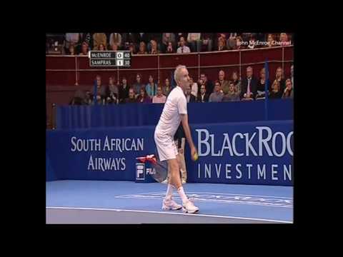 Pete Sampras vs McEnroe -  Black Rock
