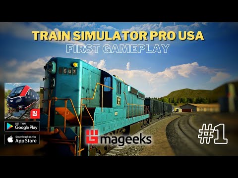 Train Simulator Pro USA - Gameplay Walkthrough (Android, iOS) | #jerryisgaming #1