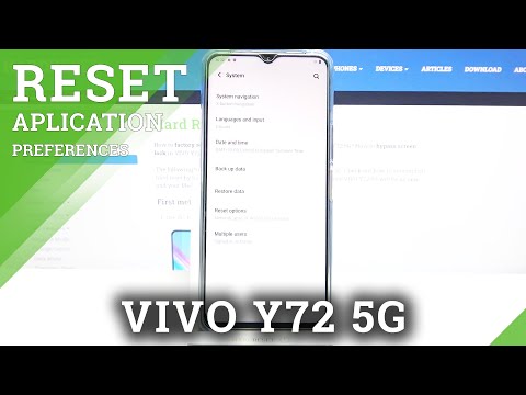 How to Reset App Preferences in Vivo Y72 5G - Access Apps Settings