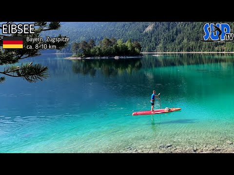 SUP tour on Lake Eibsee | We're back in the "Bavarian Caribbean"
