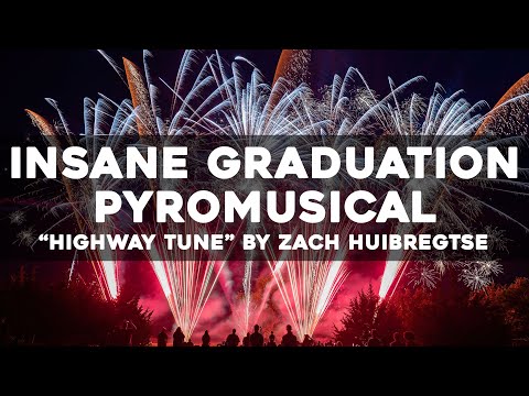 !!INSANE Backyard Graduation PYROMUSICAL!! - "Highway Tune" by Zach Huibregtse