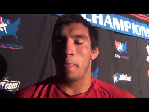 Ricky Robertson, FILA Junior freestyle champion at 84 kg