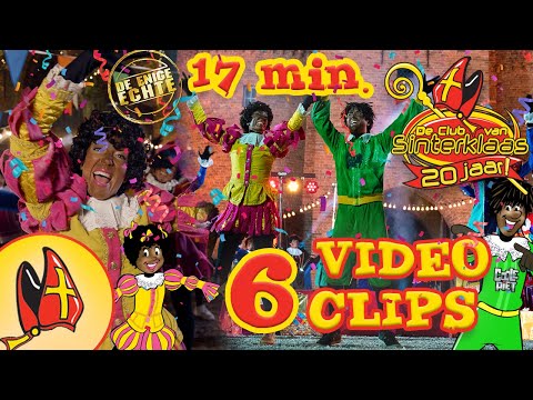 6 VIDEOCLIPS COMPILATIE 2017-2019 (17 MIN) • SINTERKLAASLIEDJES • De Club van Sinterklaas