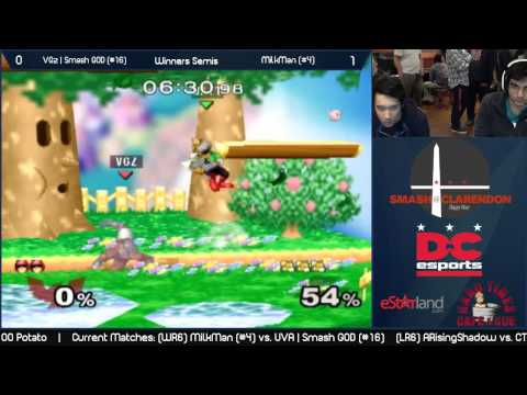 Smash @ Clarendon (12/19/2014) WS - VGz | Smash G0D (#16) vs. MilkMan (#4)