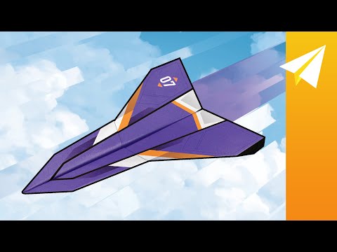 FLIES 100+ FEET!!! How to Make an EPIC Paper Airplane that Flies REALLY Far! — Crossbow
