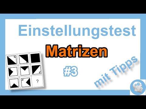 Aptitude test logic section - Matrices part 3 - tasks + tips
