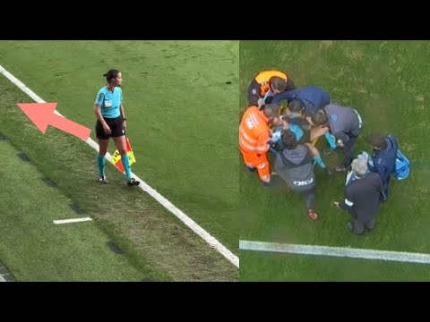 Assistant Referee Guadalupe Porras Injured by Camera in Betis vs Athletic