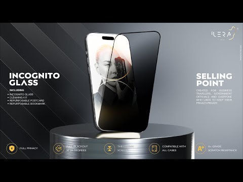 Захисне скло iLera DeLuxe Incognito