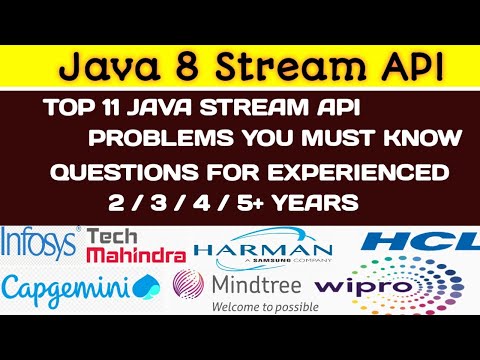 🔥 Top 11 Java Stream API Problems You Must Know | Crack Interviews (1–5 Years Experience)