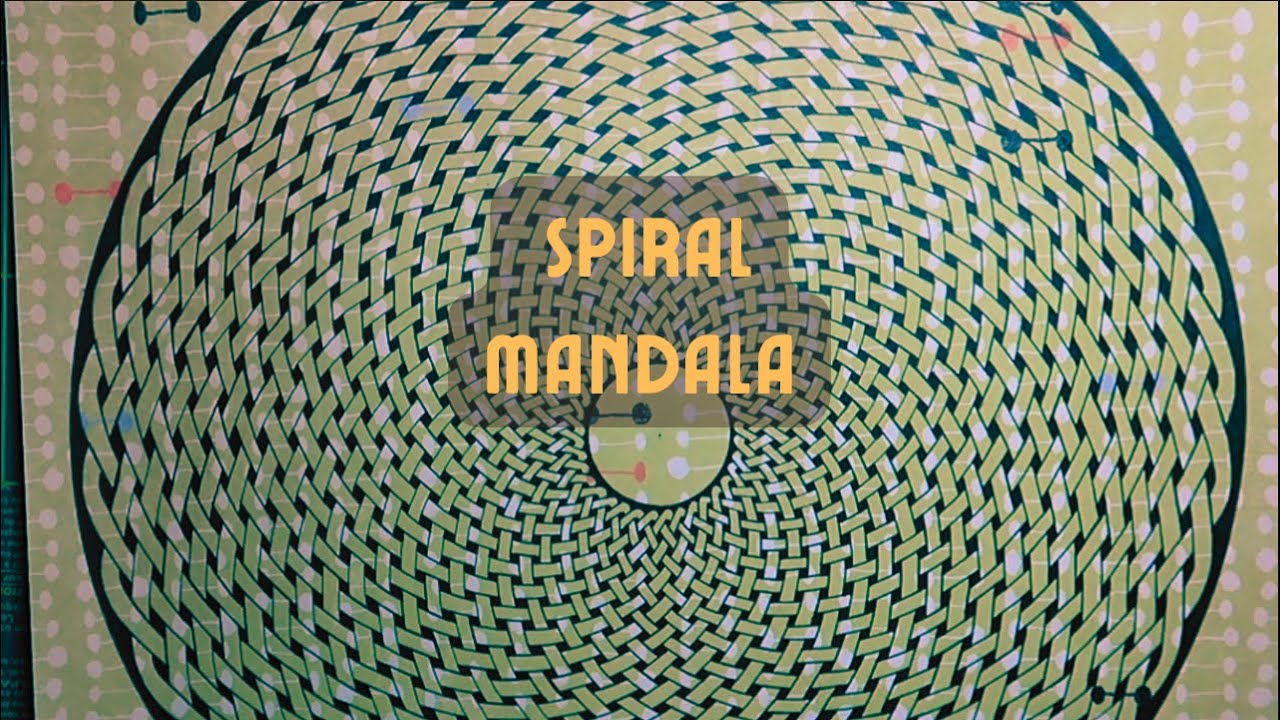 Celtic Knot Spiral Mandala