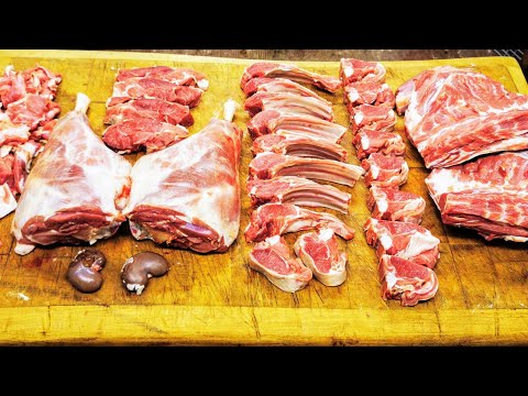 How To Butcher A Lamb. Full Carcass Breakdown. Lamb Butchery. The Easy Way To Butcher A Lamb. #lamb