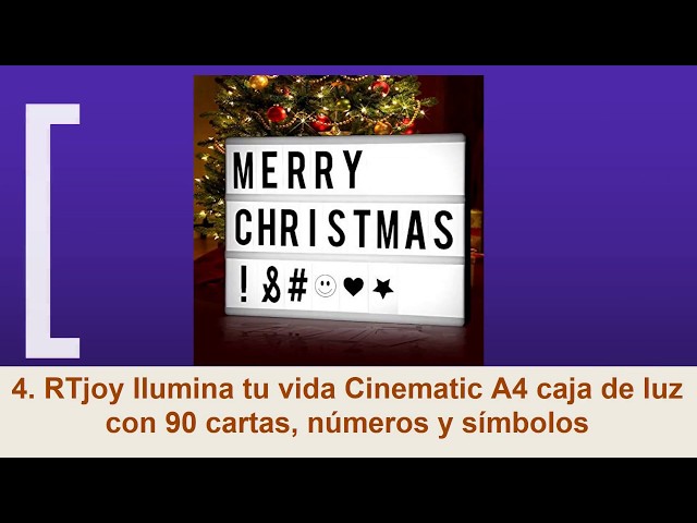 Vídeo relacionado con SHYOSUCCE Caja de Luz LED con 16 Cambios de Color, 4 Modos de Flash, 262 Letras y 85 Emojis, Cartel Luminoso A4 para Boda, Aniversario, Cumpleaños, Fiesta, Alimentado pour USB y Batería (Negro)