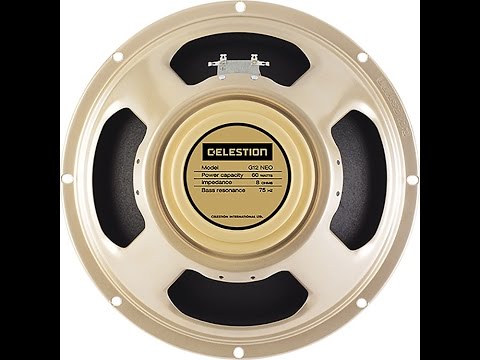 Celestion Impulse Response Creamback G12M-65 IR - Demo by Simon Gotthelf