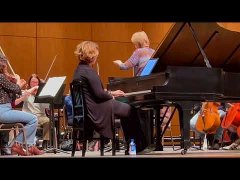 Dress rehearsal for Mozart, Piano Concerto in C Major, K. 467