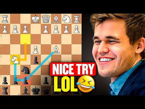 Carlsen Teaches How To Counter The Fried-Liver Attack
