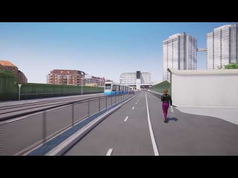 Västlänken – så tar du dig fram i Korsvägen 2020-2024 på cykel | Trafikverket