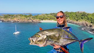 Spearfishing in UNKNOWN Waters, on Remote Island in Panama!