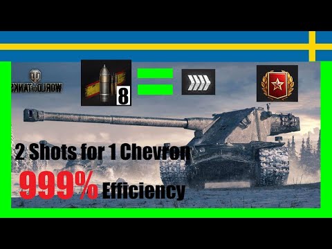 Kranvagn ~ #wot ~ Ranked Battles ~ How you can get 4 Chevrons with only 8 Shots ~ World of Tanks