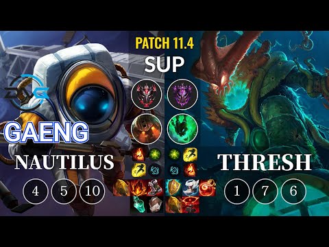 DFM Gaeng Nautilus vs Thresh Sup - KR Patch 11.4