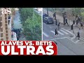 PELEA ULTRAS: IRAULTZA vs. SUPPORTERS GOL SUR en VITORIA | PREVIA ALAVÉS - REAL BETIS