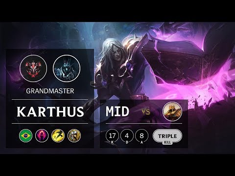 Karthus Mid vs Azir - BR Grandmaster Patch 9.16