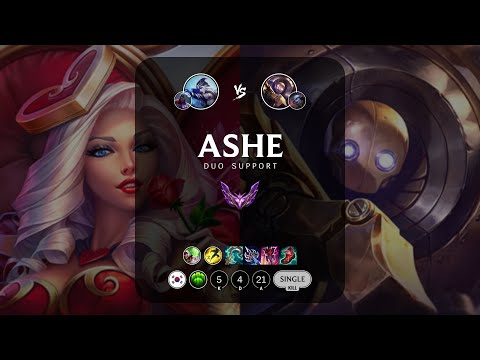 Ashe Support vs Blitzcrank - KR Master Patch 12.22