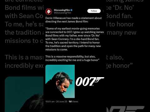 'Dune' Director Denis Villeneuve to Take on Next James Bond Film | THR News