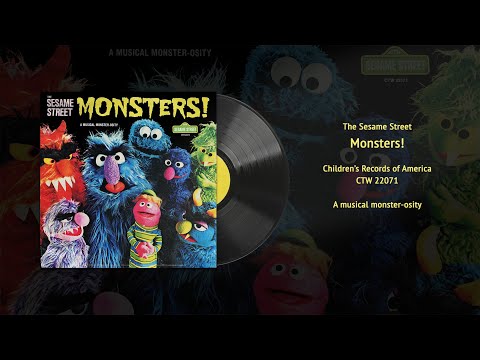 The Sesame Street Monsters (CTW 22071) | Vintage Muppets Vinyl Restored