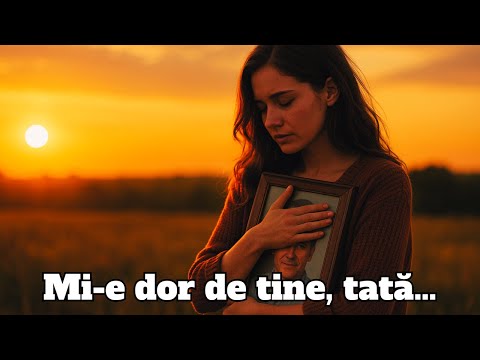 Cântec pentru tată 💔 De-aș mai avea o zi cu tine, tată – melodie românească plină de dor
