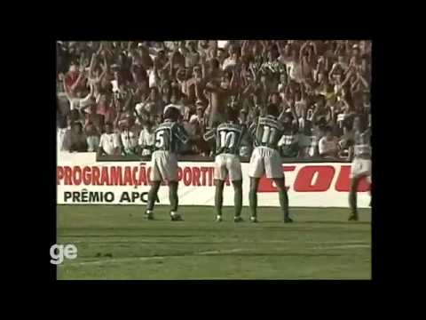 Palmeiras 4x0 Botafogo RP - Campeonato Paulista 1996