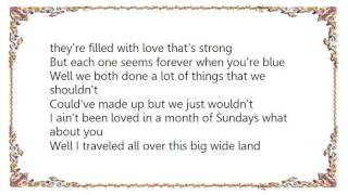 Charlie Louvin - Month of Sundays Lyrics